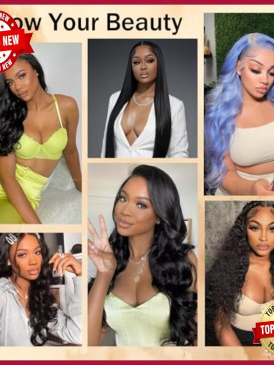 Virgin Human Hair Extensions 18-22 Inch Body Wave Bundles Double Weft main image 4